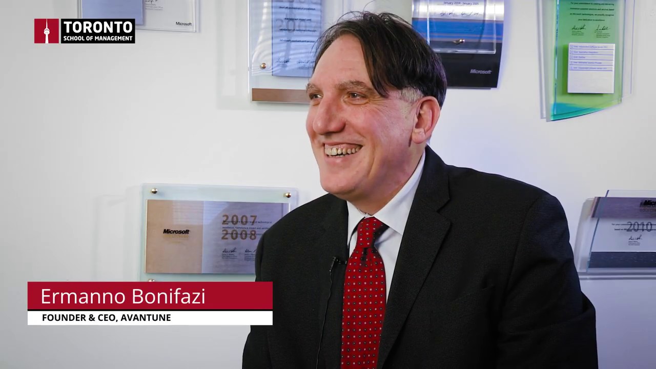 TSOM Inspiring Leaders Series - Ermanno Bonifazi, Founder & CEO of Avantune Inc.