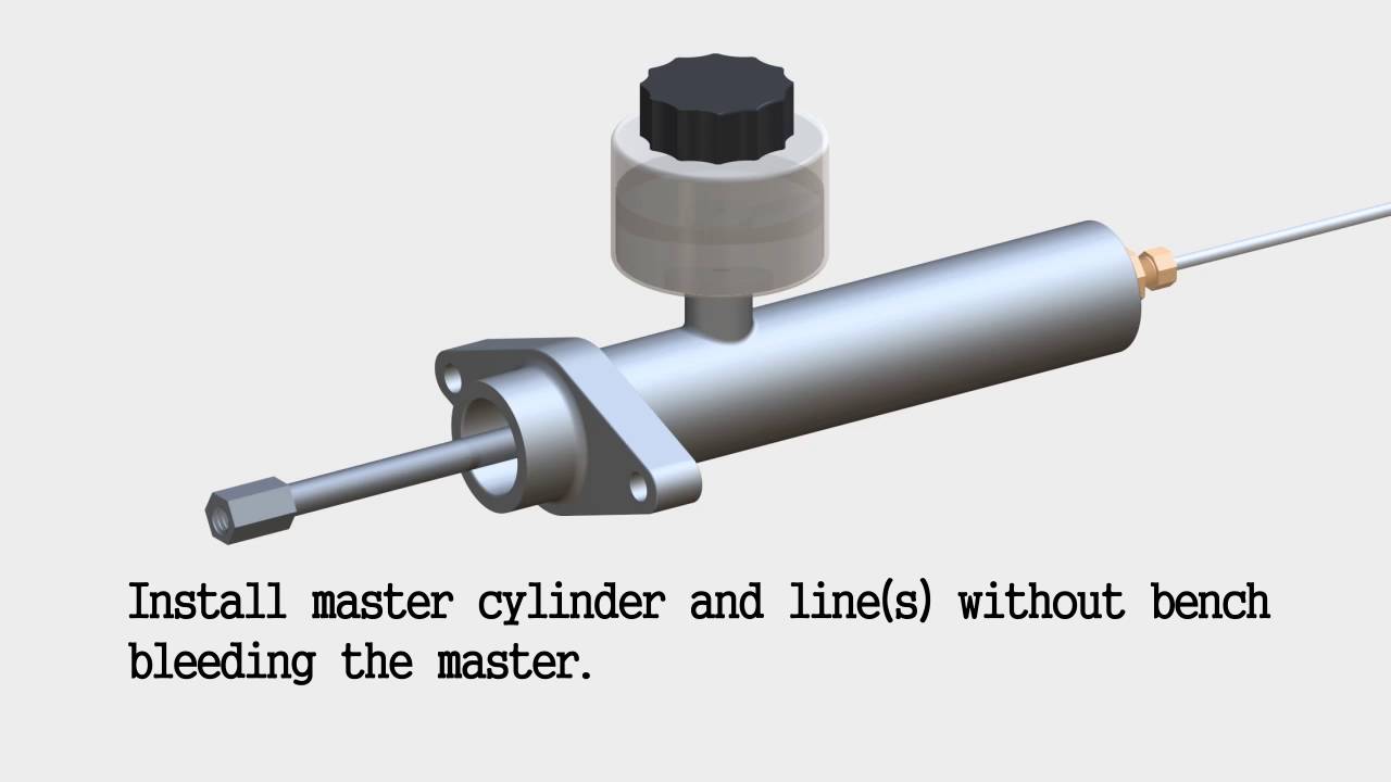 Bleed Brakes and no need to bench bleed master cylinder (part 1)