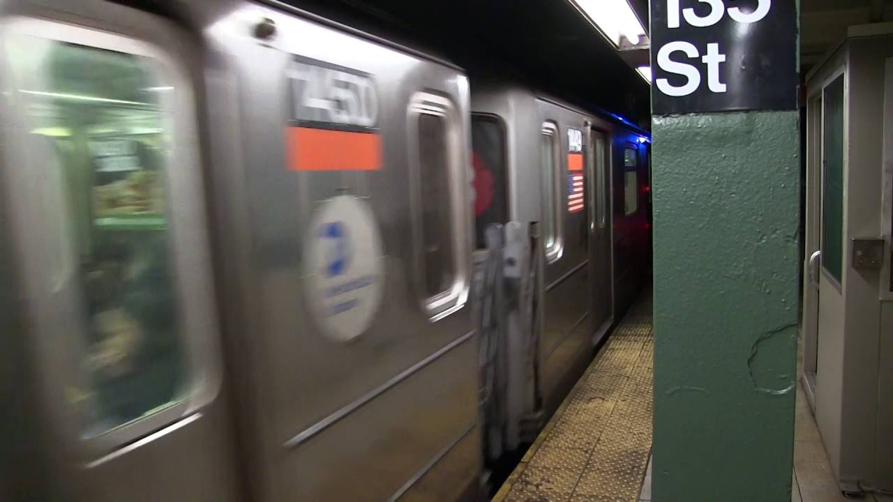 MTA Subway - (3 Line) Kawasaki R62 #1446 Departing 135th Street