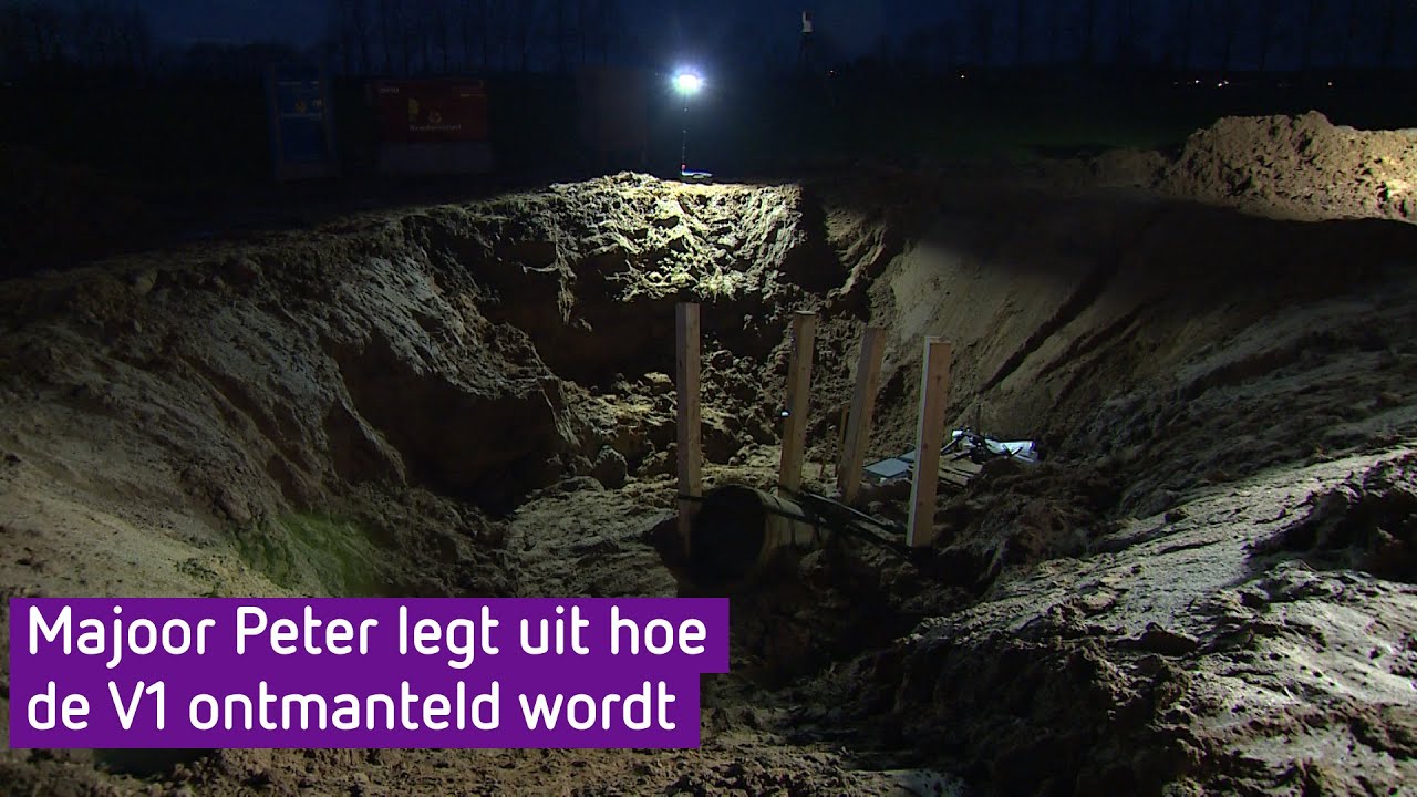 De EOD werkt met een waterstraal