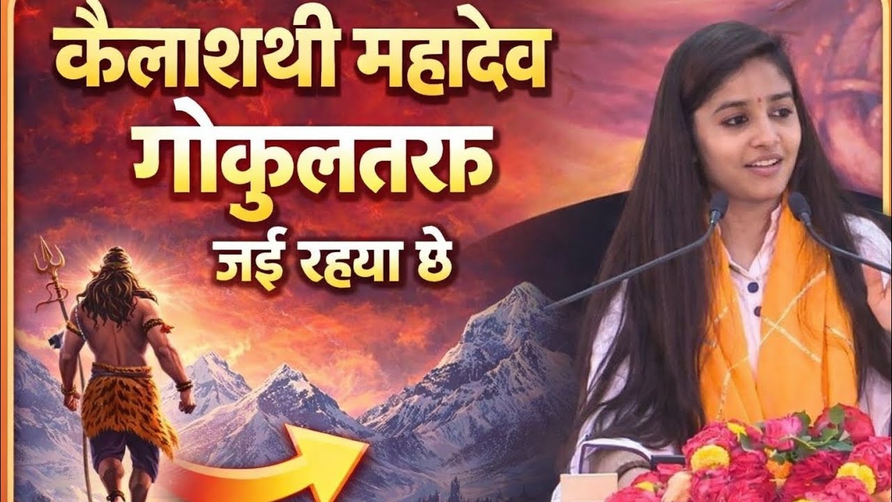 કૈલાશથી મહાદેવ ગોકુલતરફ જઈ રહ્યા છે🙏 दीपाली दीदी