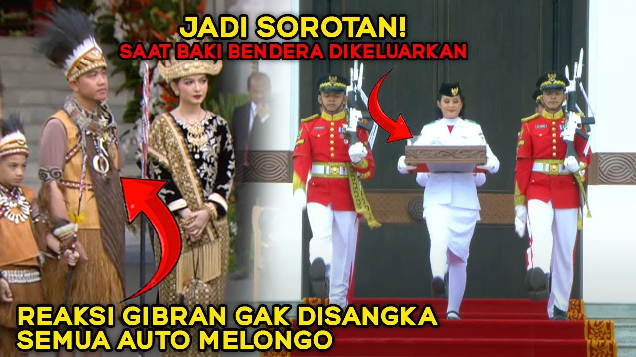 MAS GIBRAN TANGANNYA DIGENGGAM TIBA2, BAKI BENDERA GETARKAN HUT RI DI IKN. LANSUNG DISAMBUT SPESIAL⚡