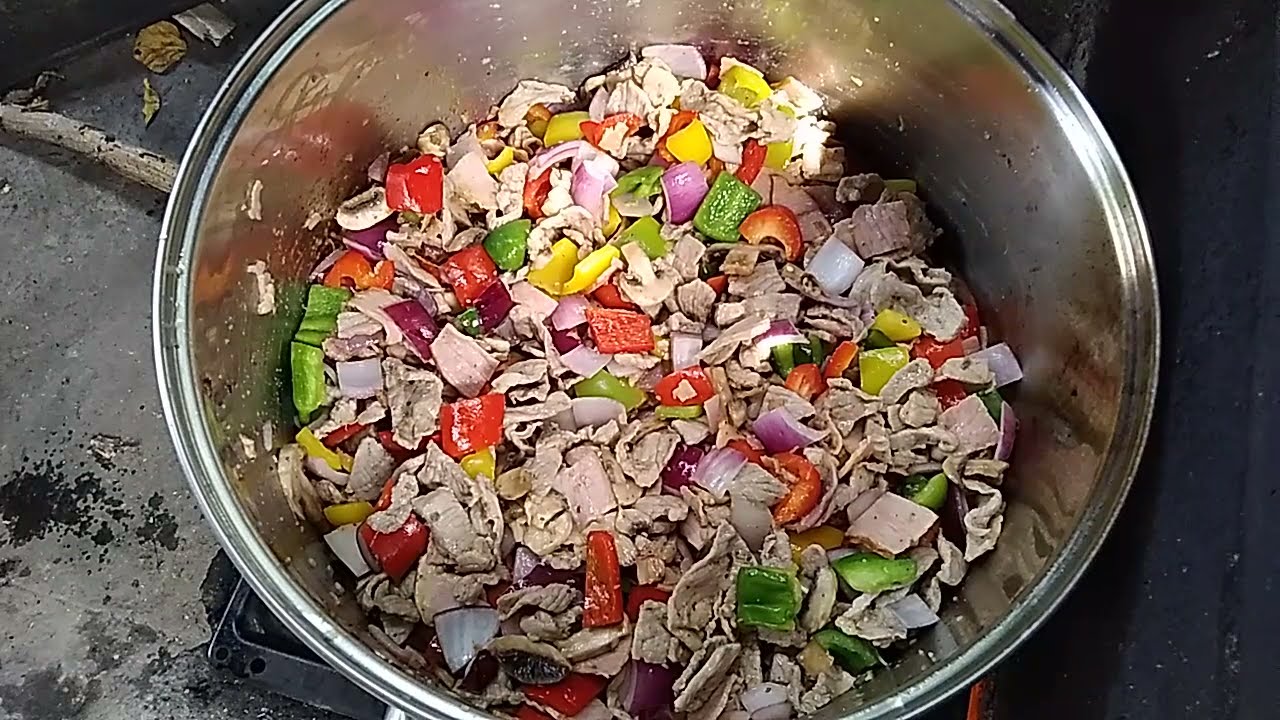 cómo hacer alambre de puerco super rico