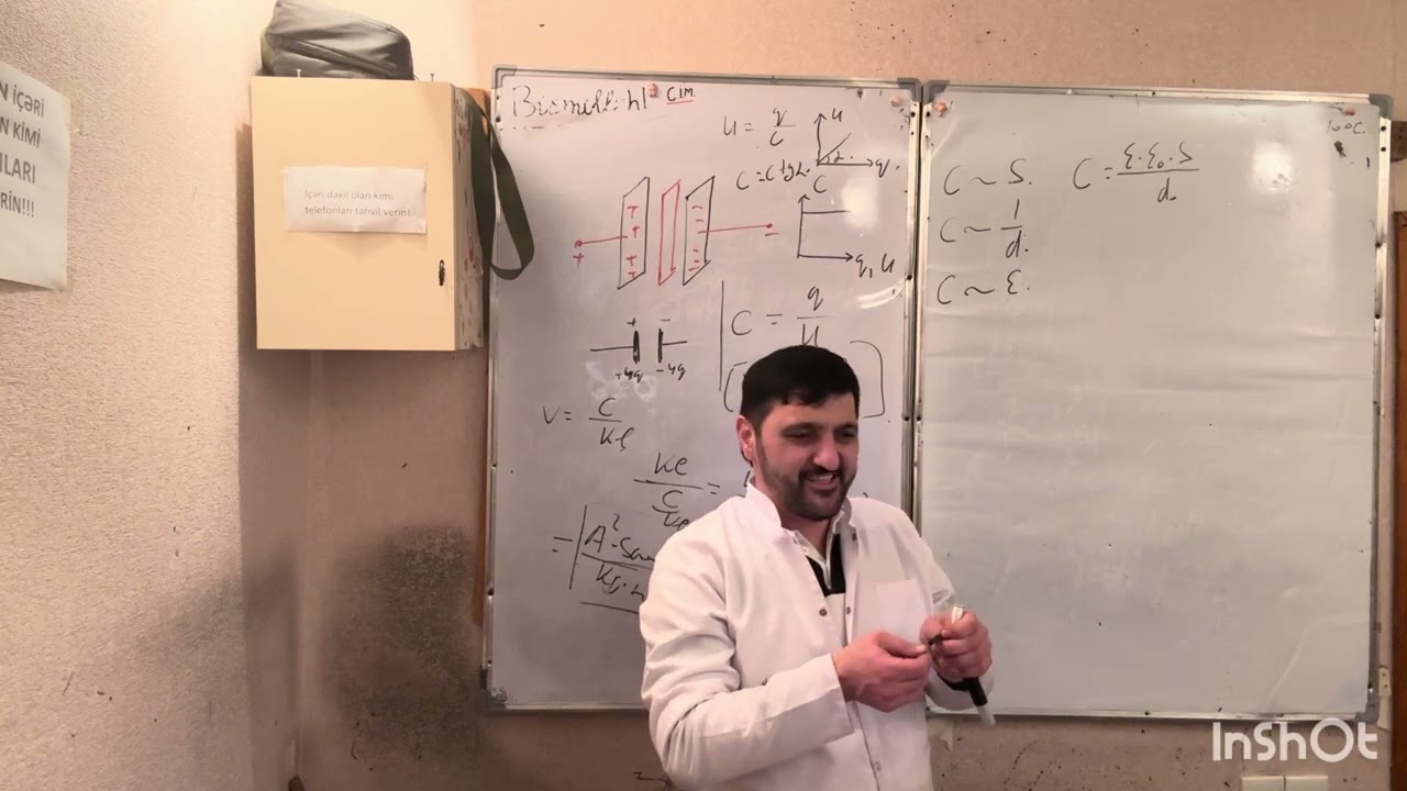 Elektrik tutumu.Kondensatorlar.  1-ci hissə.