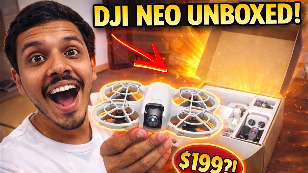DJI Neo Unboxing 🚁 | The Budget friendly Drone That Surprised Me in 2025 (with DJI Mini 4K)