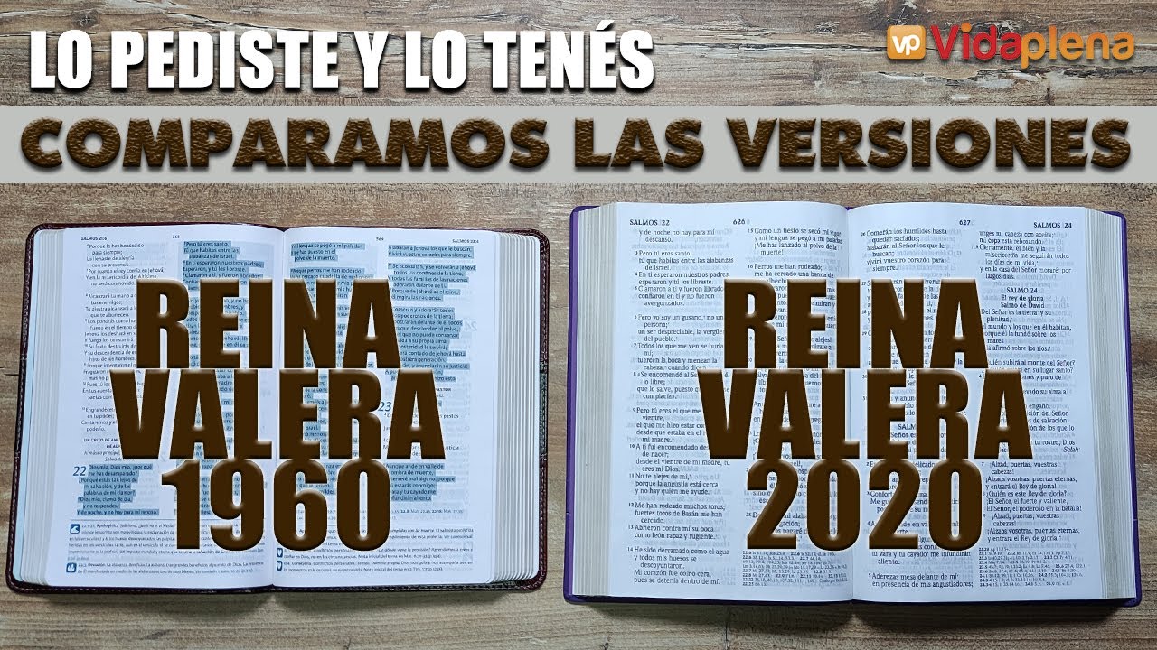 REINA VALERA 60 versus REINA VALERA 2020 | COMPARAMOS los pasajes bíblicos que elegiste