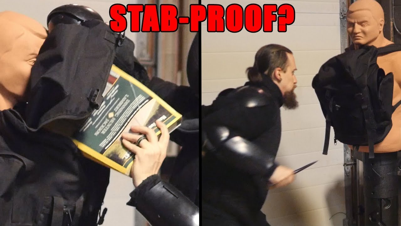 Is the Book Mightier than the Blade? (Improvised Armor / Shield Test)