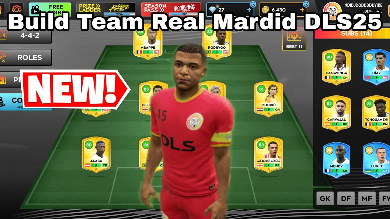 Сборка команды Real Mardid 2025/2026