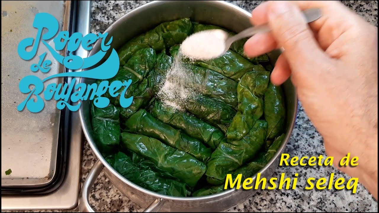 MEHSHI SELEQ | Receta tradicional libanesa #recetaLibanesa #recetaArabe #vegetariana #Acelgas