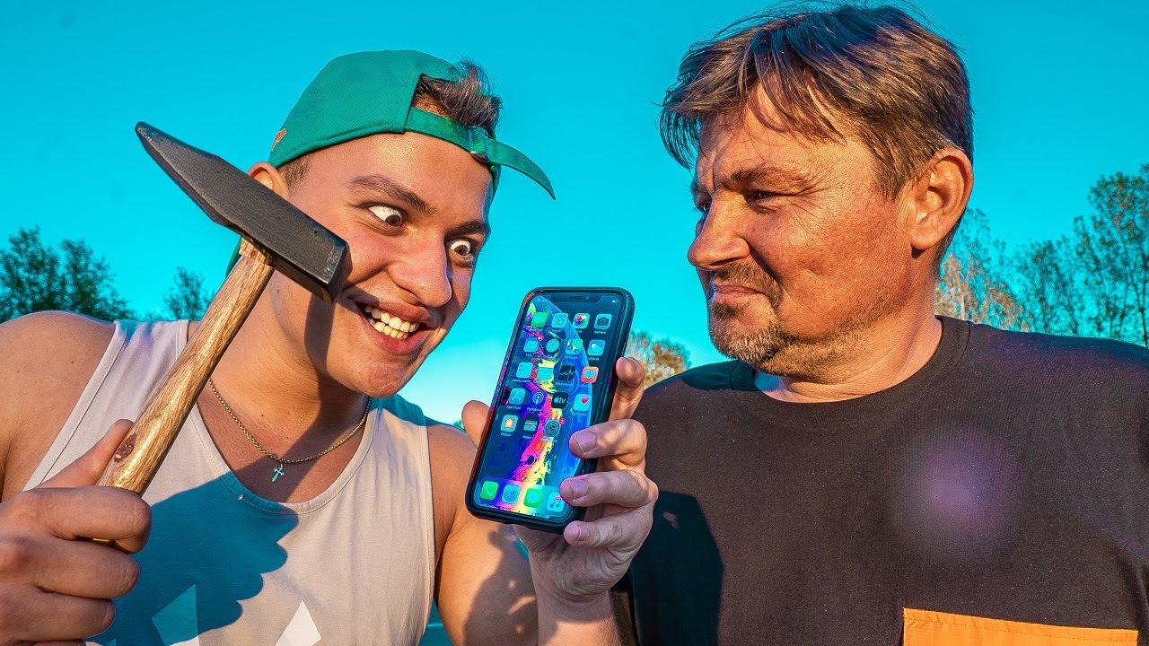 DACĂ SPARG ACEST IPHONE TATA ÎMI CUMPĂRĂ UNUL NOU !!!