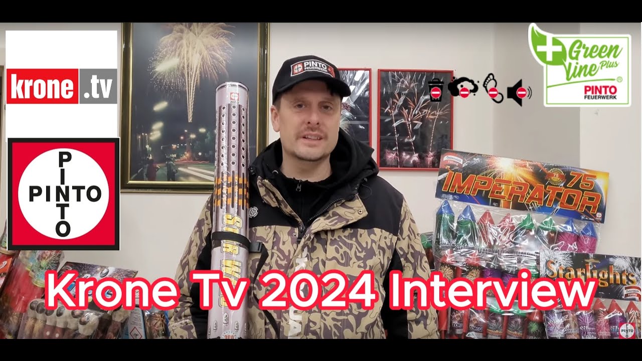 Pinto Feuerwerke - Thomas Köchl im Interview mit Krone TV