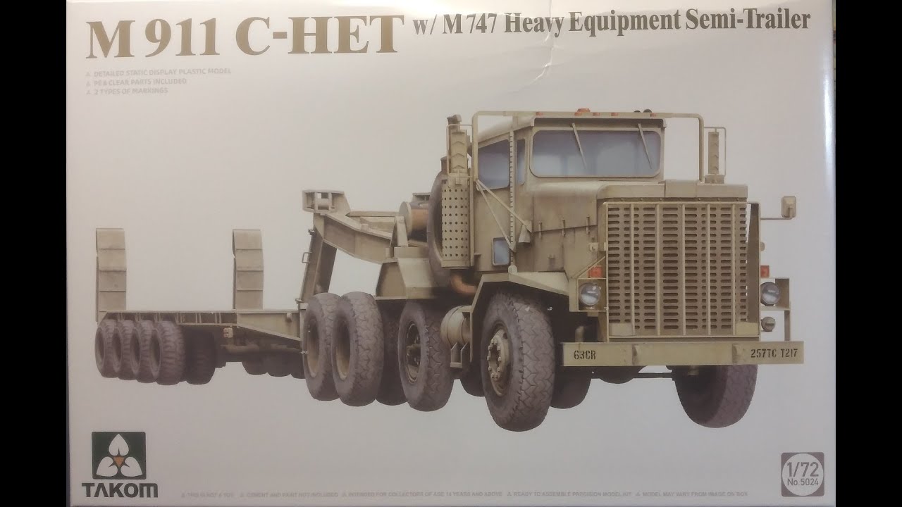 M-911 C-Het w/M747 Semi Trailer (Takom) 1/72