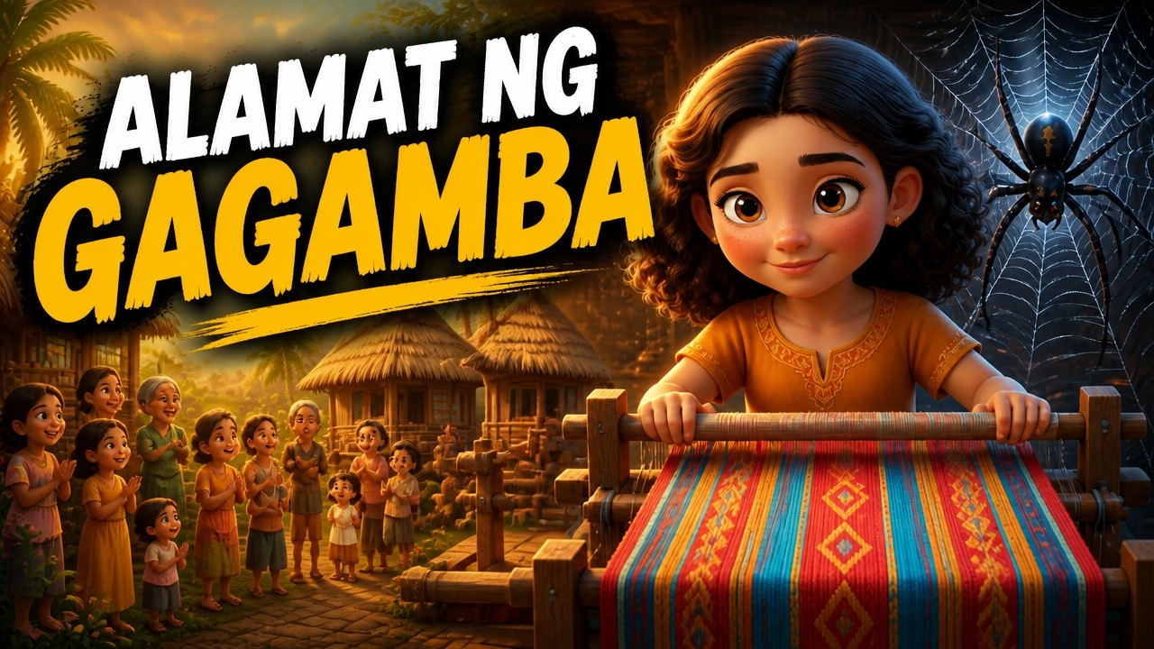 Alamat ng Gagamba | Filipino Folktale | Kwentong Pambata | Moral Story in Tagalog