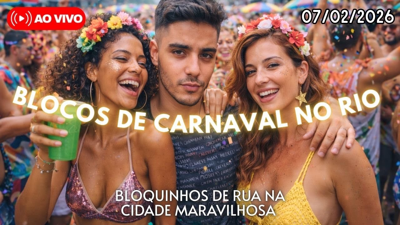 🔴AO VIVO | IRL nos BLOCOS DE RUA da CIDADE MARAVILHOSA | RIO DE JANEIRO | ROLÊ RAIZ 😎🍻🤦🏼‍♀️
