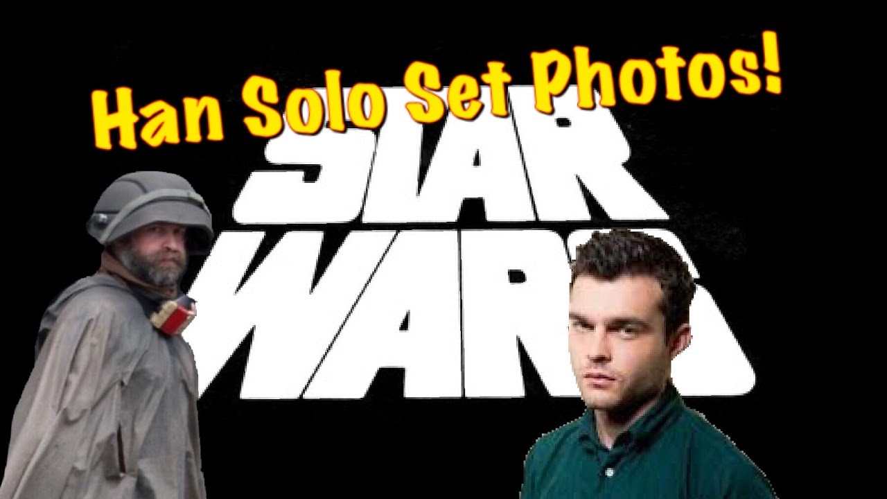 Han Solo set photos!