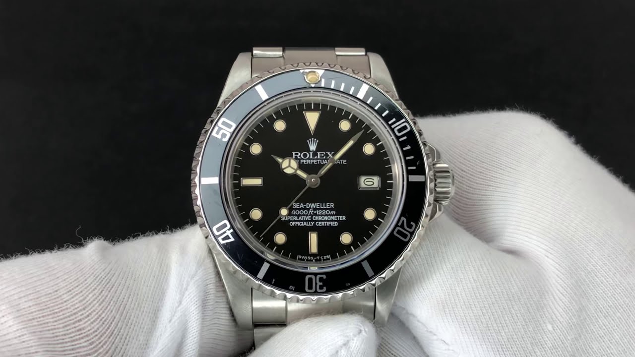 Rolex 16660 Sea-Dweller 666, Rare Spider Dial, 1984