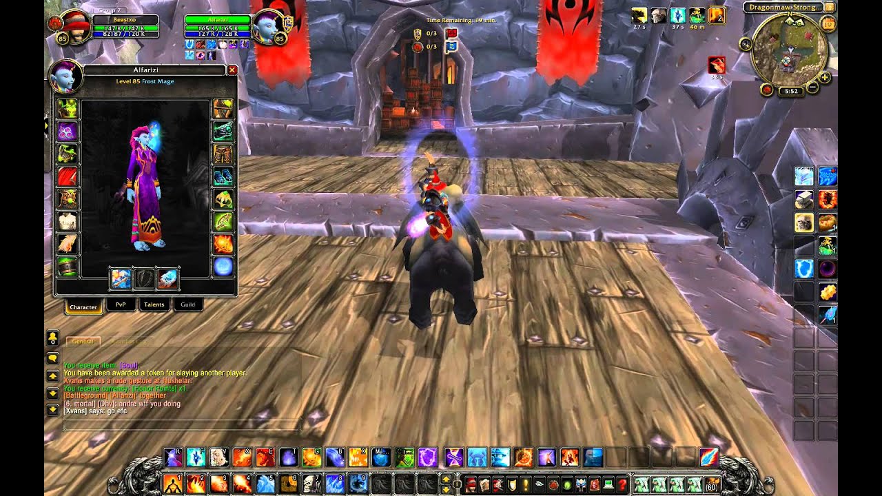 World Of warcraft Fire Mage 4.3.4 PVP