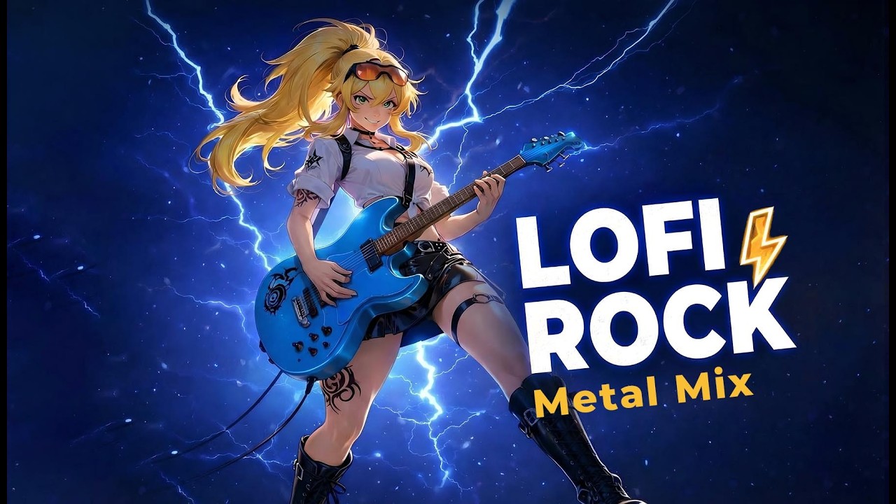 LoFi Rock Metal Study Beats ⚡🎸 | Focus & Deep Work Mix #52