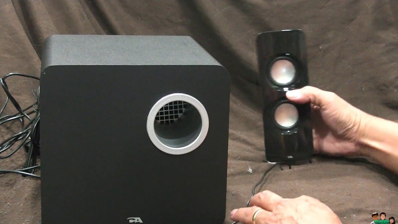 Cyber Acoustics 2.1 Speaker Sound System with Subwoofer and Control Pod (CA-3610)  Test and Review