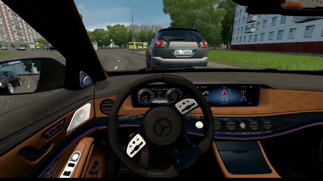 City Car Driving - Mercedes-Benz S63 AMG W222 2018