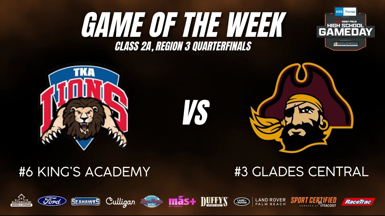 #6 King's Academy vs #3 Glades Central -- ESPN West Palm High School Gameday