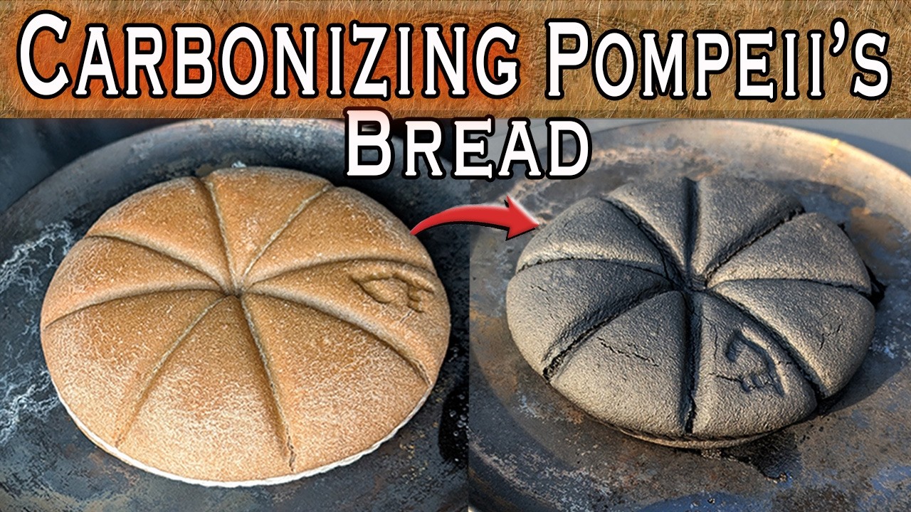 Making and Breaking the Carbonized bread of Pompeii!