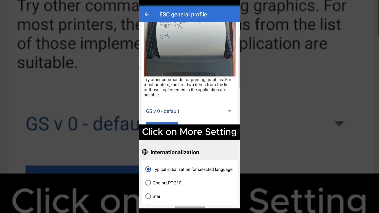 Printer Setup using Raw BT