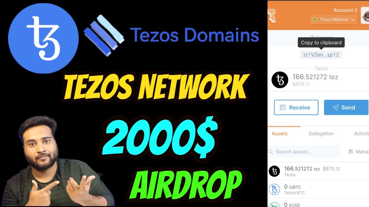 Tezos Domain Airdrop - Bigger then TNS Tutorial