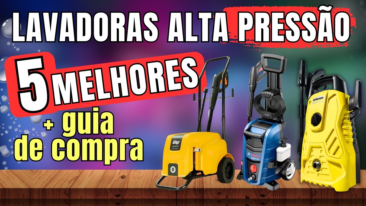 TOP 5 melhor lavadora de alta pressão 2026 ! Guia completo - melhores lavadoras de alta pressão