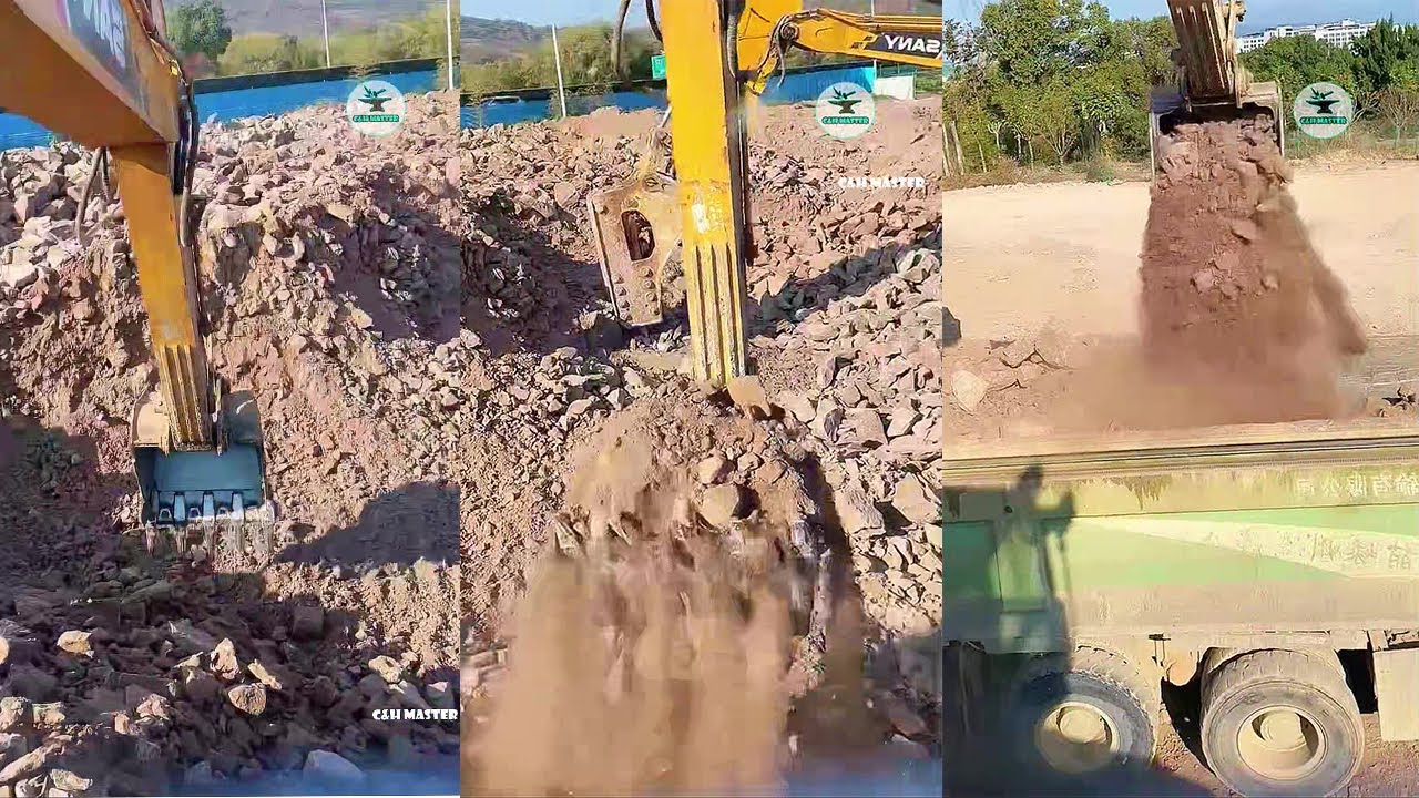 The Process Of Soil Excavation And Transportation P1416