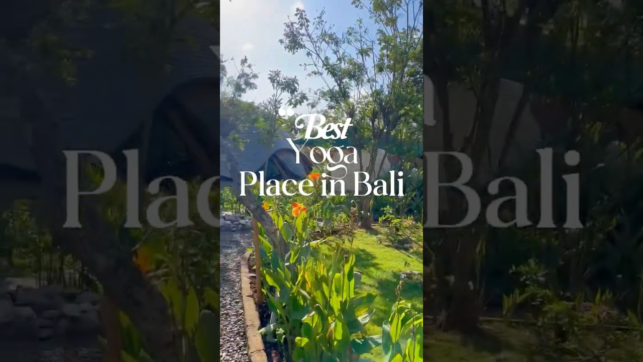 Best Yoga Place in Bali 💖 More details soon #bali #indonesia #yoga #meditation #relax
