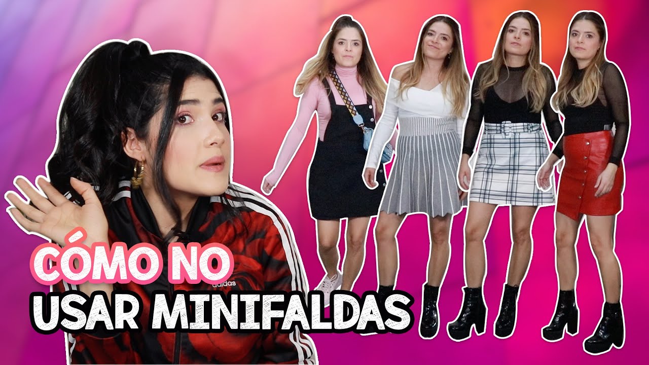 TRUCOS PARA OCULTAR LA BARRIGA O PANZA CON MINIFALDAS