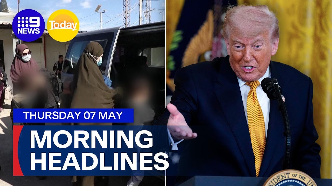 ISIS Brides due to return; Donald Trump issues a new threat to Iran | 9 News Australia