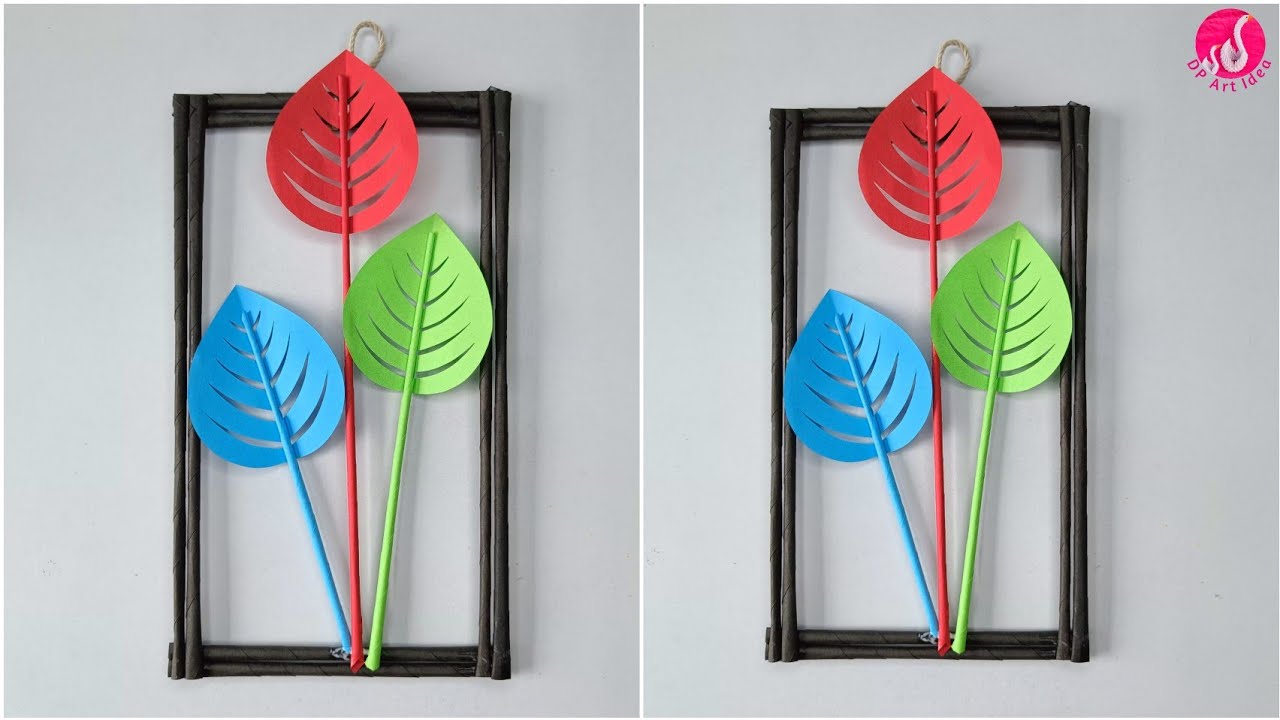 Paper Leaf Wall Hanging|| Easy Wall Hanging