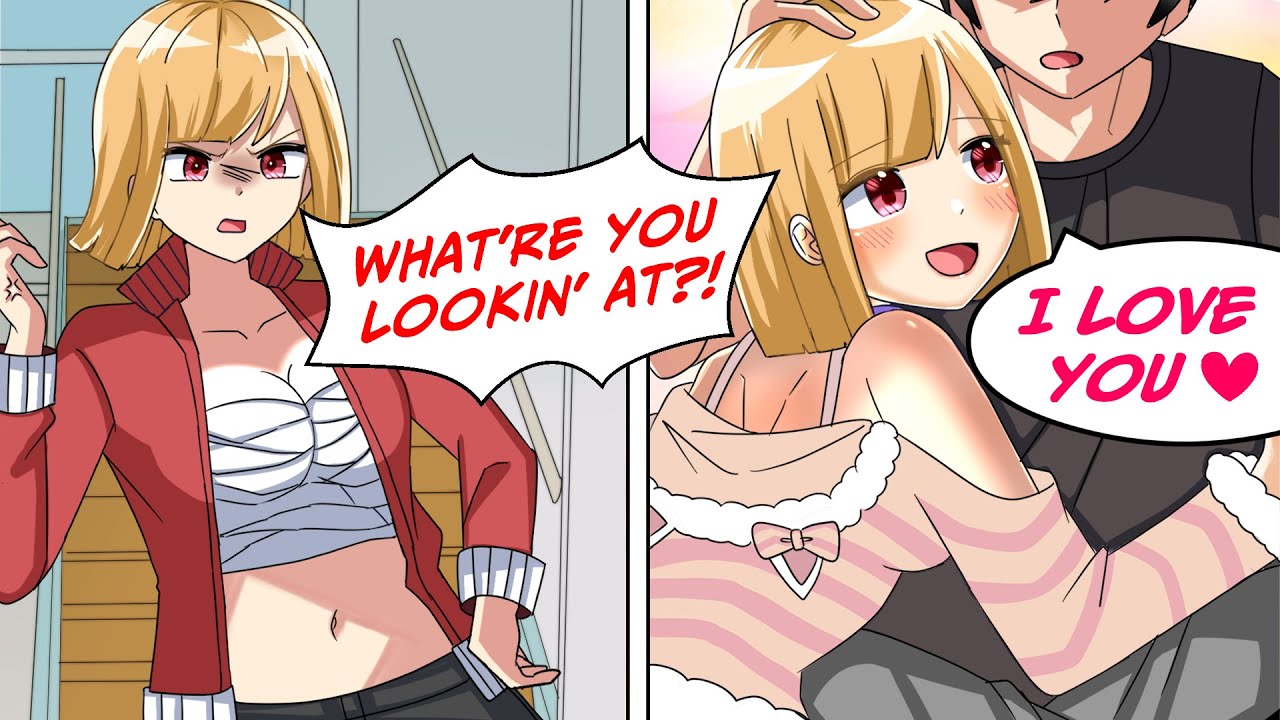 [RomCom] A delinquent girl who's harsh to boys is actually my fiancée and lives with me..[Manga Dub]