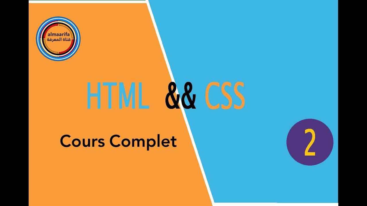 2- apprendre a développez vos sites en Html5 & CSS3