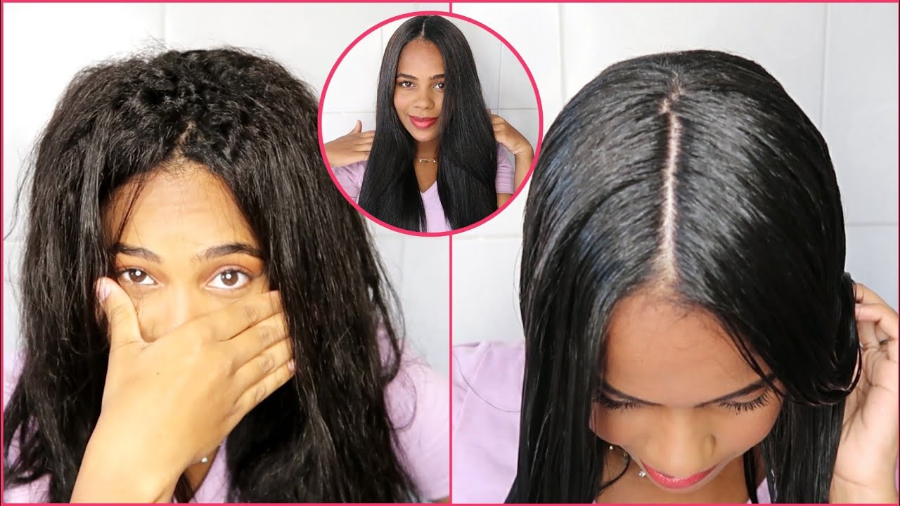 RETOQUE DE RAIZ APÓS 7 MESES SEM PROGRESSIVA CABELO CRESPO LISO ESCORRIDO SEM CHAPINHA! FIOTERAPIA