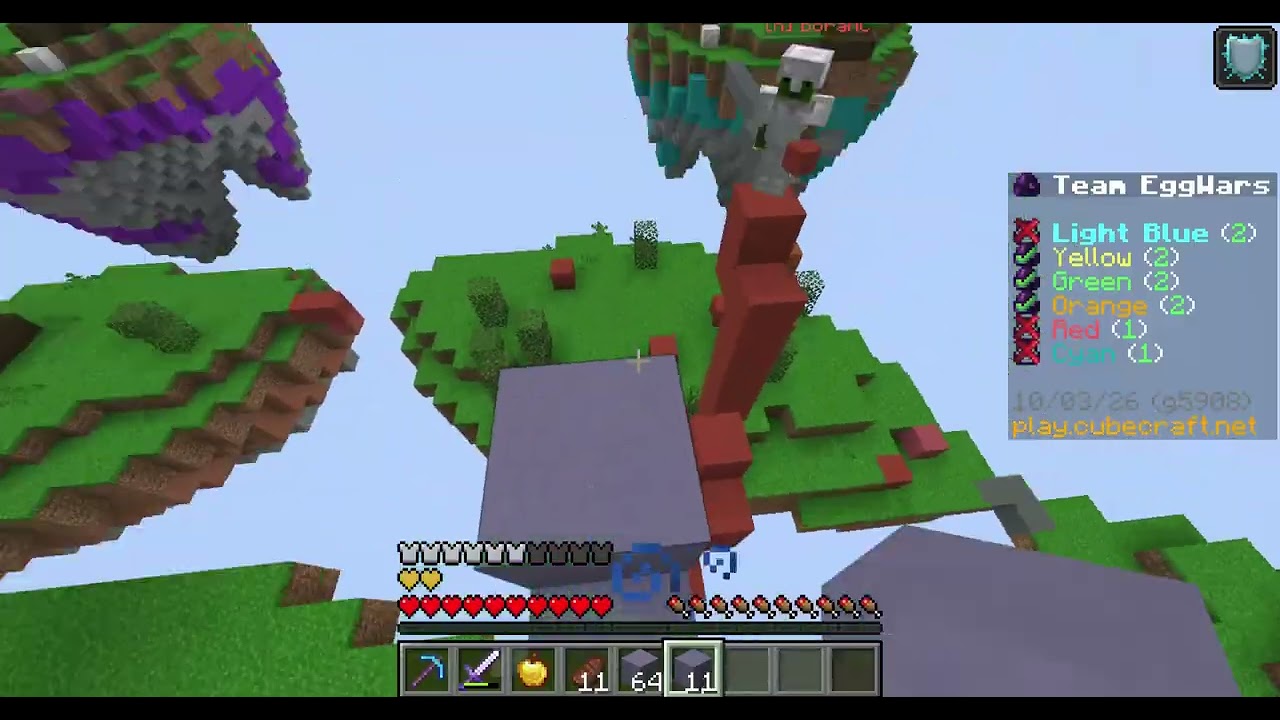 Minecraft Eggwars Cubecraft - Forrest Map