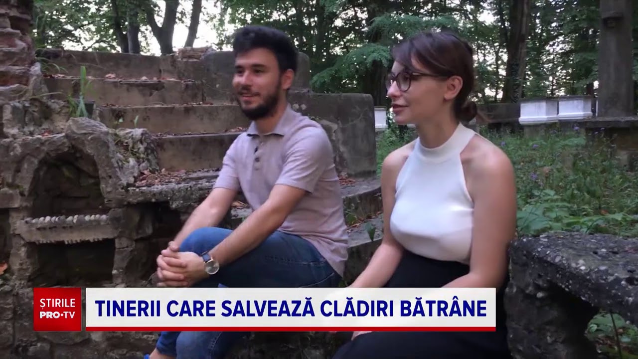 Ştefania şi Radu, tinerii care salvează monumentele din Băile Govora