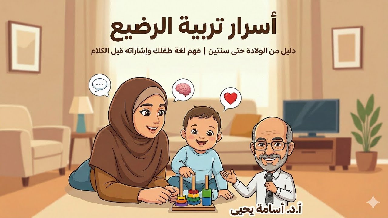 أسرار تربية الرضيع كيف تفهم لغة طفلك وإشاراته قبل أن يتكلم؟  #تربية_الرضيع #فهم_الأطفال #أسامة_يحيى