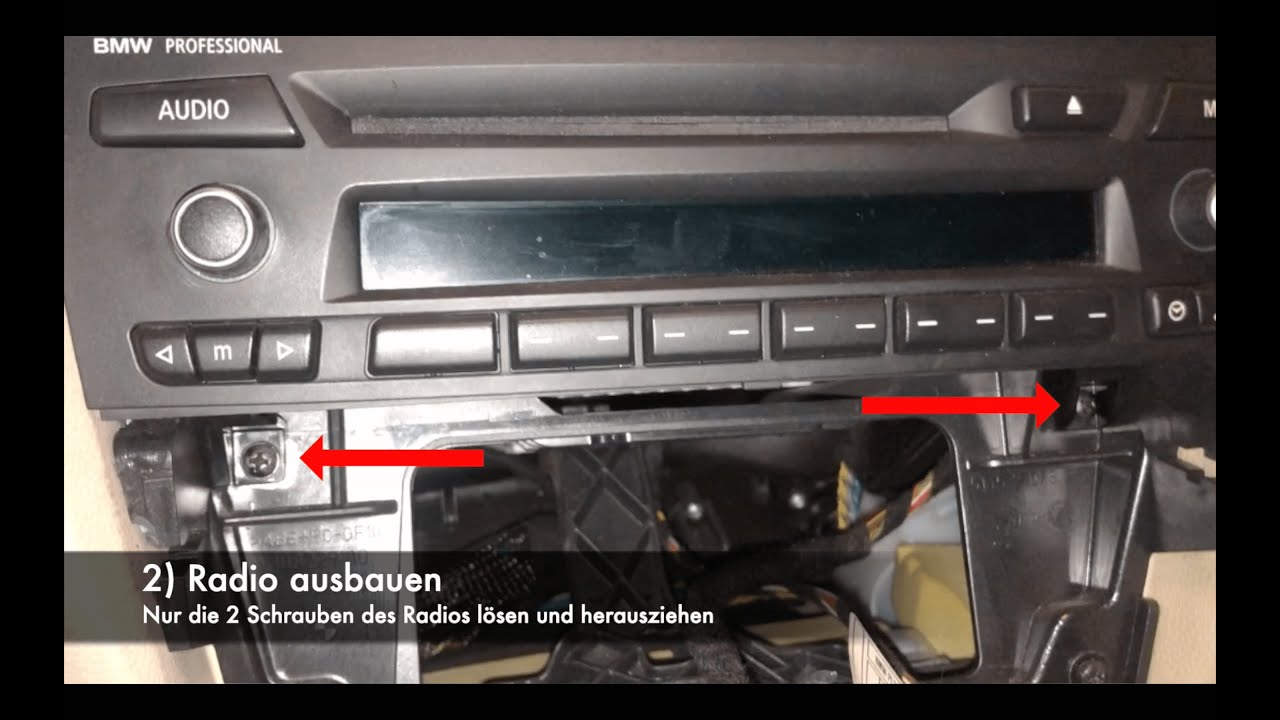 Einbau eines VOCOMO kX / kA Moduls in einen 3er BMW