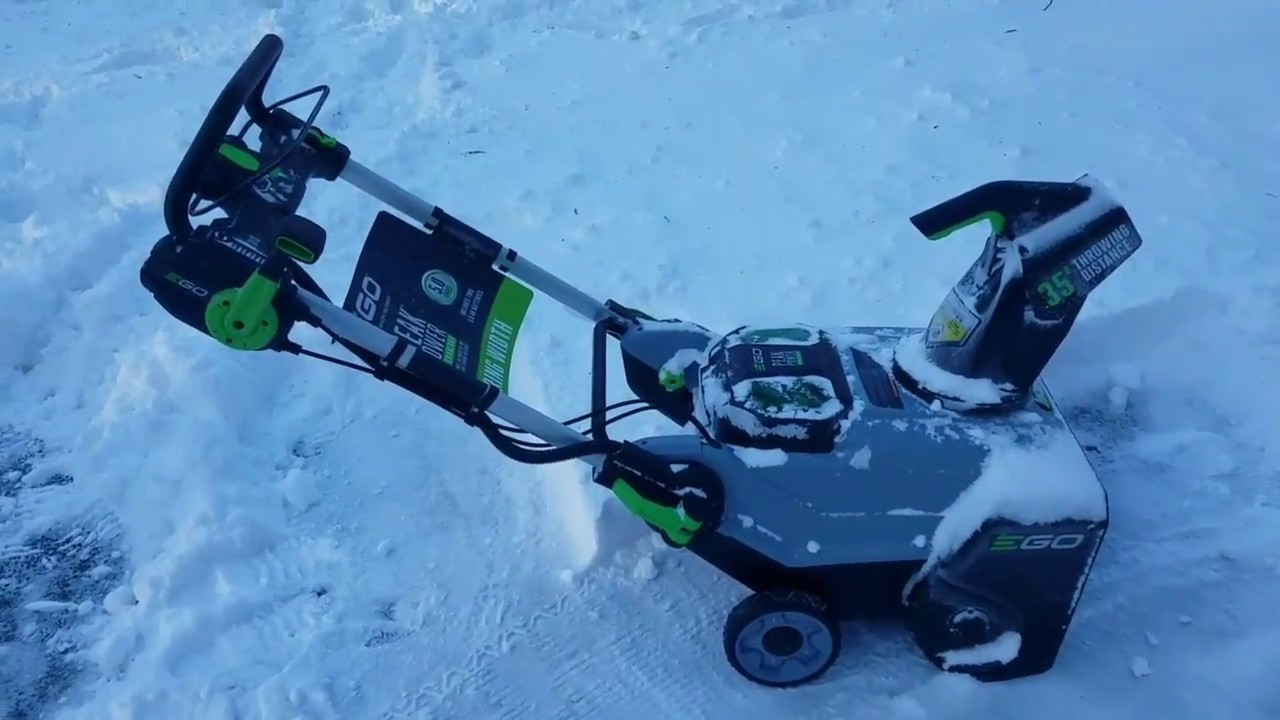 EGO 21in.56-Volt Lithium Ion Snow Blower Review