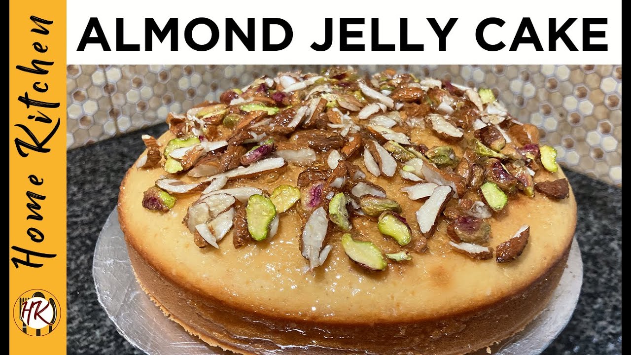 Almond Cake Recipe | Bakery style Almond Cake Recipe | Home Kitchen Recipe.
