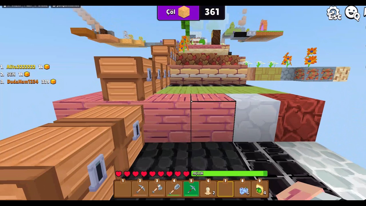 Staircase in one block