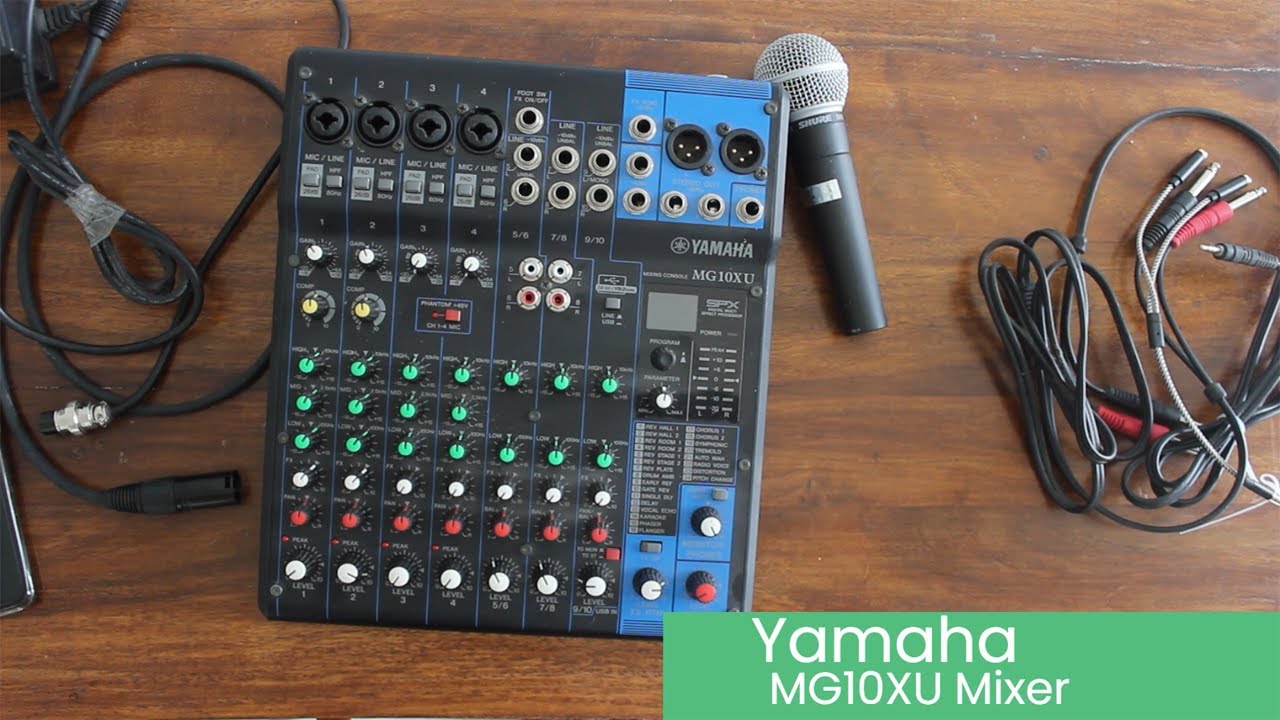 Микшер Yamaha MG10XU Караоке Пение (хинди)