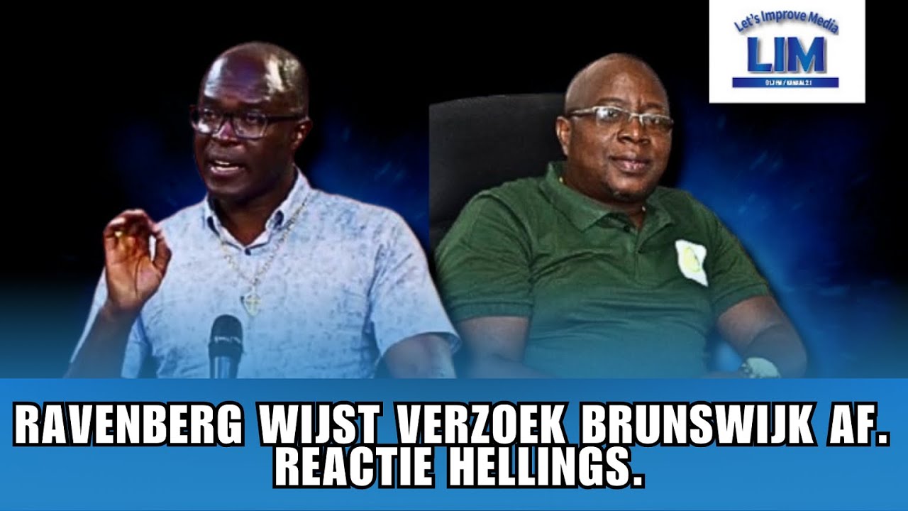 BT MAANDAG 13 OKT 2025 || RAVENBERG WIJST VERZOEK BRUNSWIJK AF REACTIE HELLINGS.