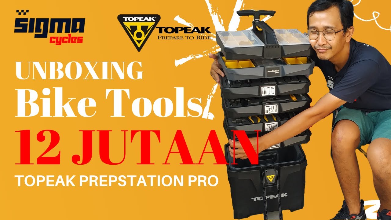 UNBOXING TOPEAK Prepstation Pro (Toolset Sepeda Lengkap dan Compact)