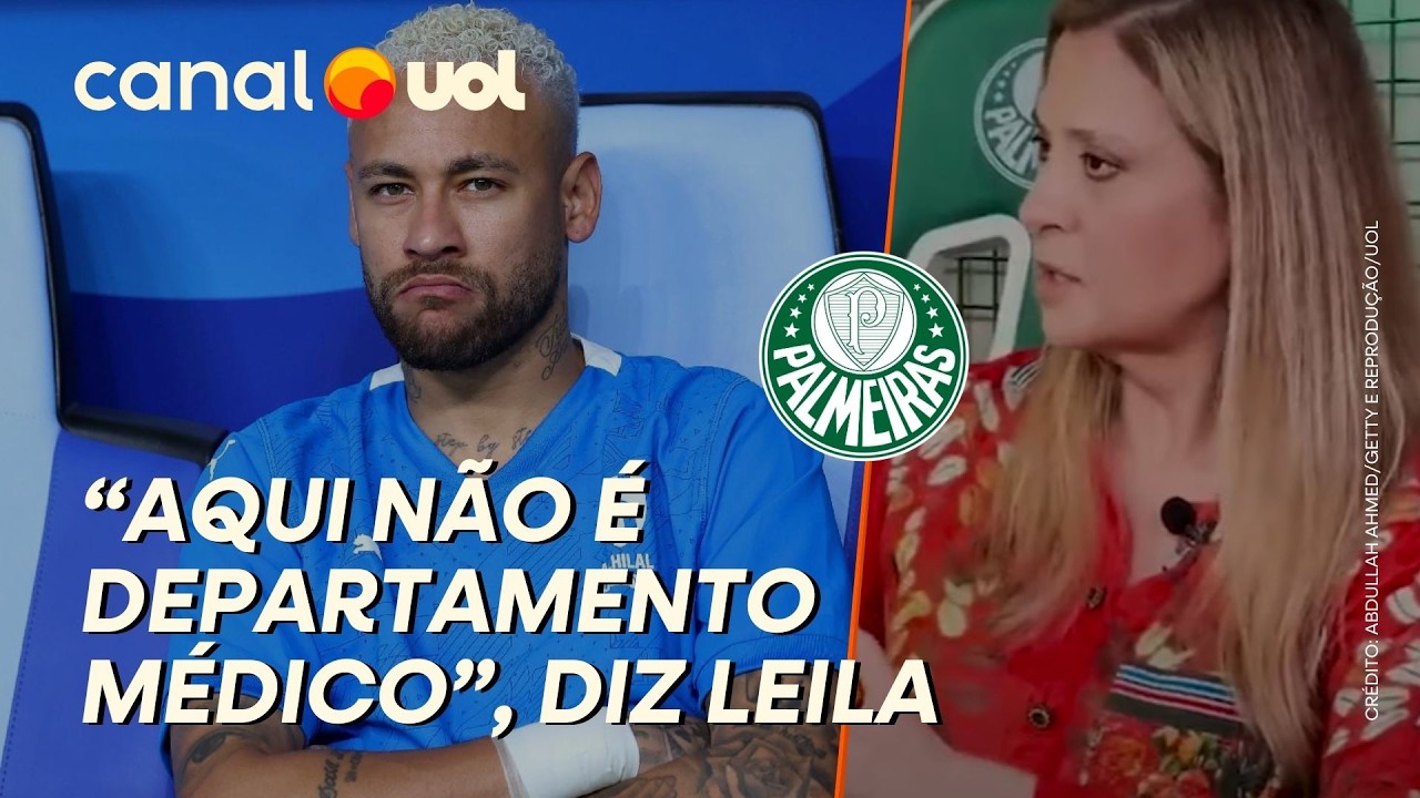 LEILA PEREIRA DESCARTA NEYMAR E DIZ QUE PALMEIRAS NÃO É DEPARTAMENTO MÉDICO; VEJA ENTREVISTA