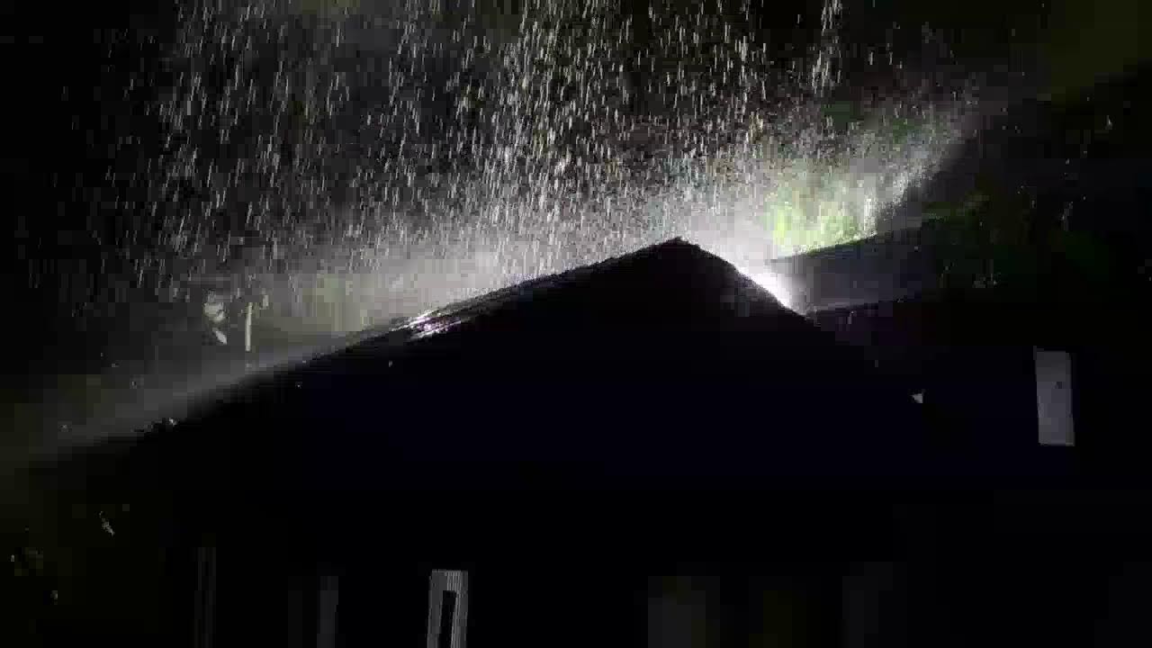 Fall Asleep in 3 Minutes 🌧️ Heavy Rain and Thunder on Tin Roof for Deep Sleep and Stress Relief #1