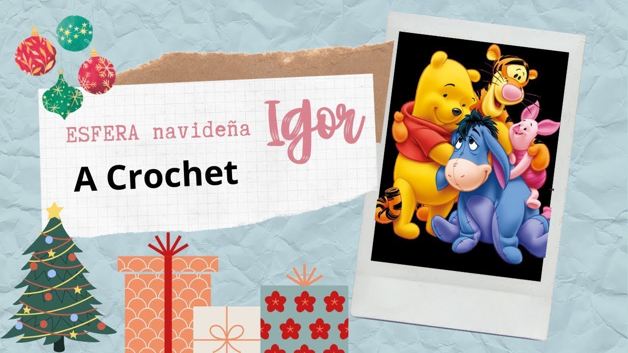 Colección Esferas Navideñas a Crochet, hoy toca IGOR!! es demasiado hermosaaaaaaa!! La amé!
